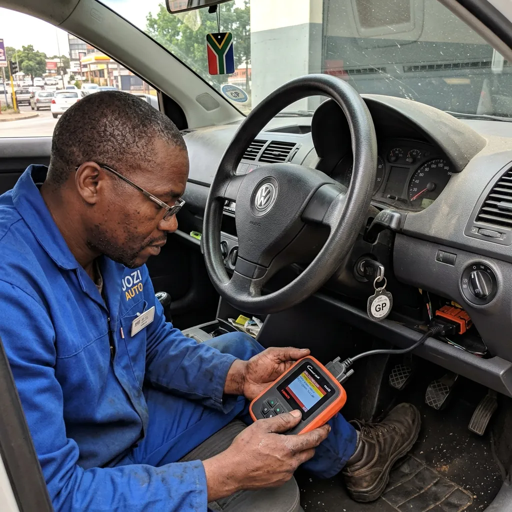 Engine diagnostics using OBD2 scanner