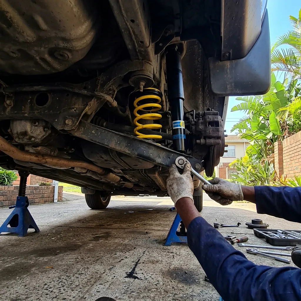 Suspension repair on-site by mobile mechanic